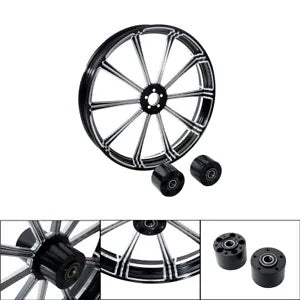 fsmotouk 32" Front Wheel Rim Dual Disc Hub Fit For Harley Touring Non ABS Model 2008-2023