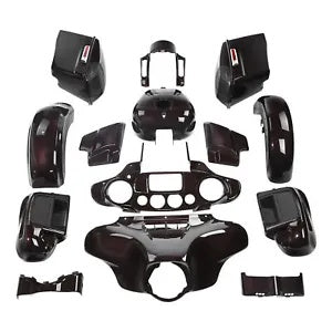 fsmotouk Fairings Bodywork Fit For Harley Touring Street Glide 2014-2023 Black Forest