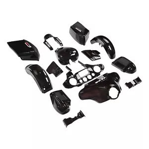 fsmotouk Fairings Bodywork Fit For Harley Touring Street Glide 2014-2023 Black Forest