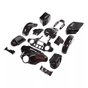 fsmotouk Fairings Bodywork Fit For Harley Touring Street Glide 2014-2023 Black Forest