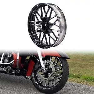 fsmotouk 19'' Front Wheel Rim Fit For Harley Touring Road Glide 2008-2023 ABS Models US