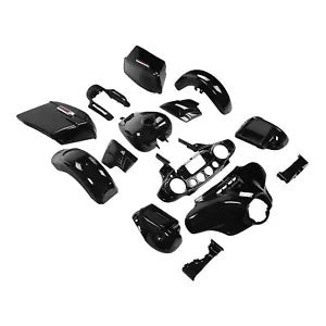 fsmotouk Fairings Bodywork Fit For Harley Touring CVO Street Glide 2014-2023 Vivid Black