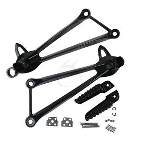 fsmotouk Rear Footrest Foot Pegs Bracket Fit For Kawasaki Ninja ZX6R 2009-2023