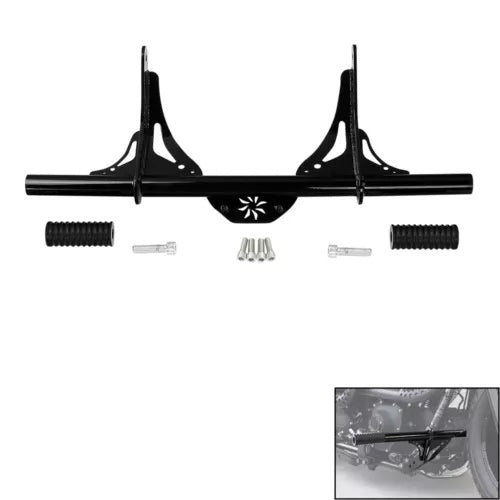 fsmotouk Black Front Crash Bar Protector Fit For Harley Dyna W/ Mid Control 2006-2017 US