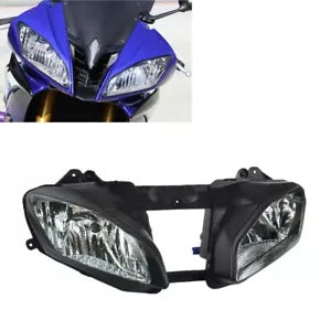 fsmotouk Front Headlight Head Light Lamp Assembly Fit For Yamaha YZF R6 YZF-R6 2008-2016