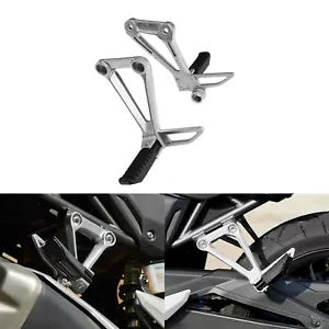 fsmotouk Passenger Rear Foot Pegs Mount Bracket Set Fit For Honda CB400X CB500X 2019-2024