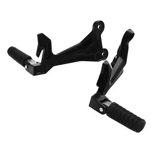 fsmotouk Rear Passenger Footrests Footpegs Brackets Fit For Kawasaki Ninja 650 Z650 17-23