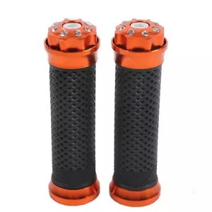 fsmotouk Motorcycle 7/8" Hand Grips Handlebar Fit For Yamaha R1 R6 Kawasaki Honda