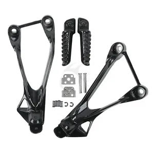 fsmotouk Rear Passenger Foot Peg Bracket Rearsets Fit For Kawasaki Ninja ZX6R 2005-2008