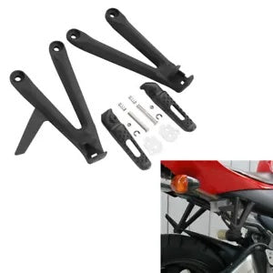 fsmotouk Rear Footrest Passenger Foot Pegs Mount Bracket Fit For Honda CBR600RR 2005-2006