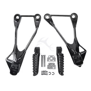 fsmotouk Rear Passenger Foot Peg Bracket Rearsets Fit For Kawasaki Ninja ZX6R 2005-2008