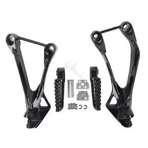 fsmotouk Rear Passenger Foot Peg Bracket Rearsets Fit For Kawasaki Ninja ZX6R 2005-2008