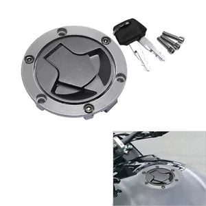 fsmotouk Fuel Gas Tank Cap Cover Lock Keys Fit For Kawasaki Ninja 300 13-17 250R 08-14