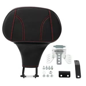 fsmotouk Black Red Rider Backrest Pad Fit For Harley Touring Road Glide Special 1988-2023