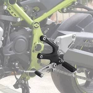 fsmotouk Front Foot Pegs Pedals Bracket Set Fit For Kawasaki Z900 Z 900 ABS 2017-2024