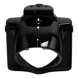 fsmotouk Black 7" Headlight Nacelle Cover Fit For Harley Touring Road King 2014-2023