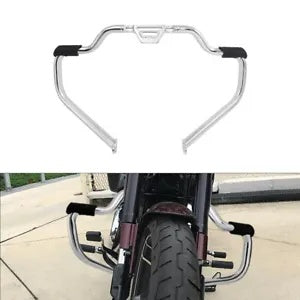 fsmotouk 1.25'' Mustache Engine Guard Highway Crash Bar Fits For Harley Softail 2018-2023