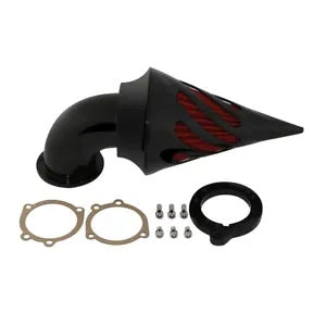 fsmotouk Black Spike Air Cleaner Intake Filter Fit For Harley S&S Carburetor Custom US