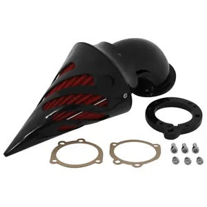 fsmotouk Black Spike Air Cleaner Intake Filter Fit For Harley S&S Carburetor Custom US