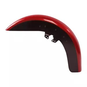 fsmotouk Front Fender Fit For Harley Touring Models 2014-2023 Wicked Red/Twisted Cherry