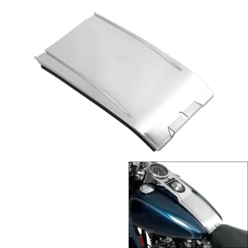 fsmotouk Chrome Lower Dash Tank Panel Cover Extension Fit For Harley Softail 2000-2017