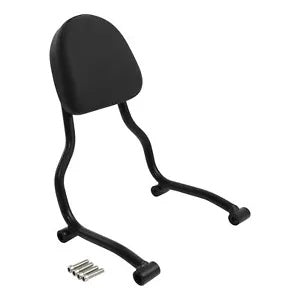 fsmotouk Black Sissy Bar Backrest Fit For Honda Rebel CMX250 CMX300 CMX500 2017-2024