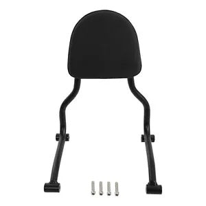 fsmotouk Black Sissy Bar Backrest Fit For Honda Rebel CMX250 CMX300 CMX500 2017-2024