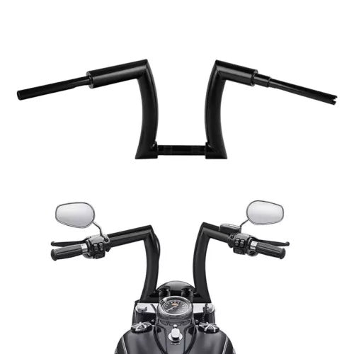 fsmotouk 12" Rise Ape 2" Hanger Bar Handlebar Fit For Harley Softail Sportster Dyna US