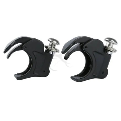 fsmotouk Black Windshield Windscreen 41mm Clamps Fit For Harley Softail FXSTB 1988-2013