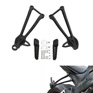 fsmotouk Rear Footrest Foot Pegs Fit For Kawasaki Ninja ZX-10R 2008-2010 ZX-6R 2009-2023