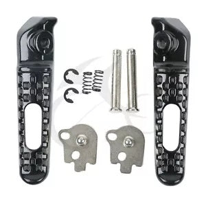 fsmotouk Black Rear Footrest Foot Pegs Set Fit For Honda CBR1000RR CBR 1000 RR 2004-2007