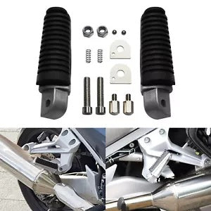 fsmotouk Rear Passenger Footrest Foot pegs Fit For Yamaha FJR1300 FZ1 FZ6 FZ6R XJR1200