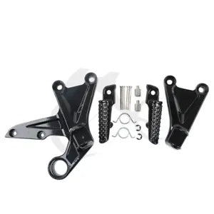 fsmotouk Black Front Footrest Foot Pegs Bracket Fit For Honda CBR1000RR 2008-2016