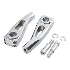 fsmotouk Chrome 6'' Handlebar Riser Fit For Honda Kawasaki Yamaha V-Star 650 Classic