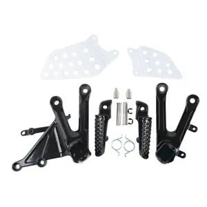 fsmotouk Front Footrest Foot Pegs Bracket Set Fit For Honda CBR1000RR 2004-2007