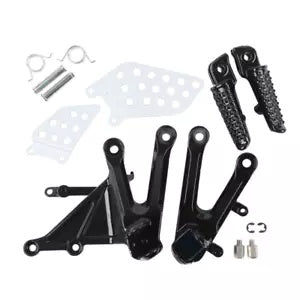 fsmotouk Front Footrest Foot Pegs Bracket Set Fit For Honda CBR1000RR 2004-2007