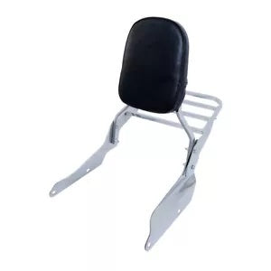 fsmotouk Backrest Sissy Bar Luggage Rack Fit For Honda Magna VF750 1994-2003 VF 250 95-06