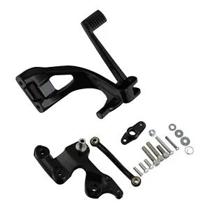 fsmotouk Black Mid Controls Brake Side Fit For Harley Fat Bob Sport Glide 2018-2024