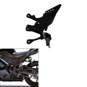 fsmotouk Front Footrest Footpegs Bracket Fit For Kawasaki Ninja ZX6R 05-08 ZX636 05-06