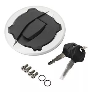 fsmotouk Fuel Gas Cap Key Set Fit For Kawasaki Ninja 650 Z650 Z900 VERSYS-X 300 2017-2023