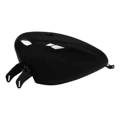 fsmotouk Black 3.7 Gallon 14L Gas Fuel Tank Fit For Harley Sportster 2004-2006 Carburetor