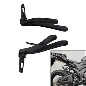 fsmotouk Rear Passenger Footpegs w/ Bracket Fit For Honda CBR600RR CBR 600 RR 2007-2023