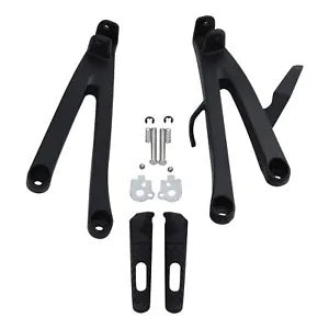 fsmotouk Rear Passenger Footpegs w/ Bracket Fit For Honda CBR600RR CBR 600 RR 2007-2023