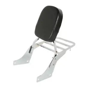 fsmotouk Rear Sissy Bar Backrest & Luggage Rack Fit For Honda Shadow VT1100 All Years