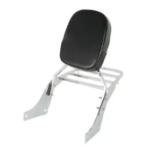 fsmotouk Rear Sissy Bar Backrest & Luggage Rack Fit For Honda Shadow VT1100 All Years