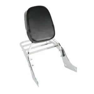 fsmotouk Rear Sissy Bar Backrest & Luggage Rack Fit For Honda Shadow VT1100 All Years