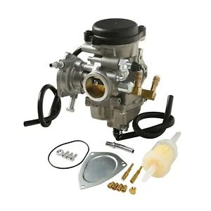 fsmotouk Aluminum Carburetor Carb Fit For Suzuki King Quad 300 LTF300F 4X4 Carb 2000-2002