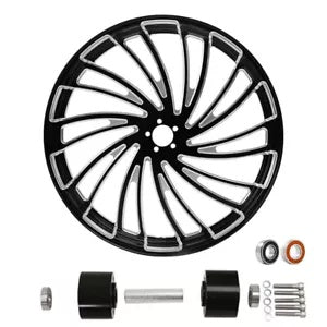 fsmotouk 21" Front Wheel Rim & Hub Fit For Harley Touring 2008-2023 ABS with Dual Disc