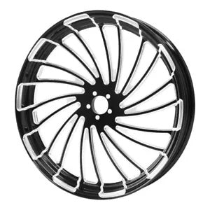 fsmotouk 21" Front Wheel Rim & Hub Fit For Harley Touring 2008-2023 ABS with Dual Disc