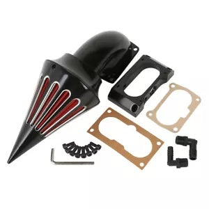 fsmotouk Black Spike Air Cleaner Kit Filter Fit For Kawasaki Vulcan VN 2000 2004-2010 US